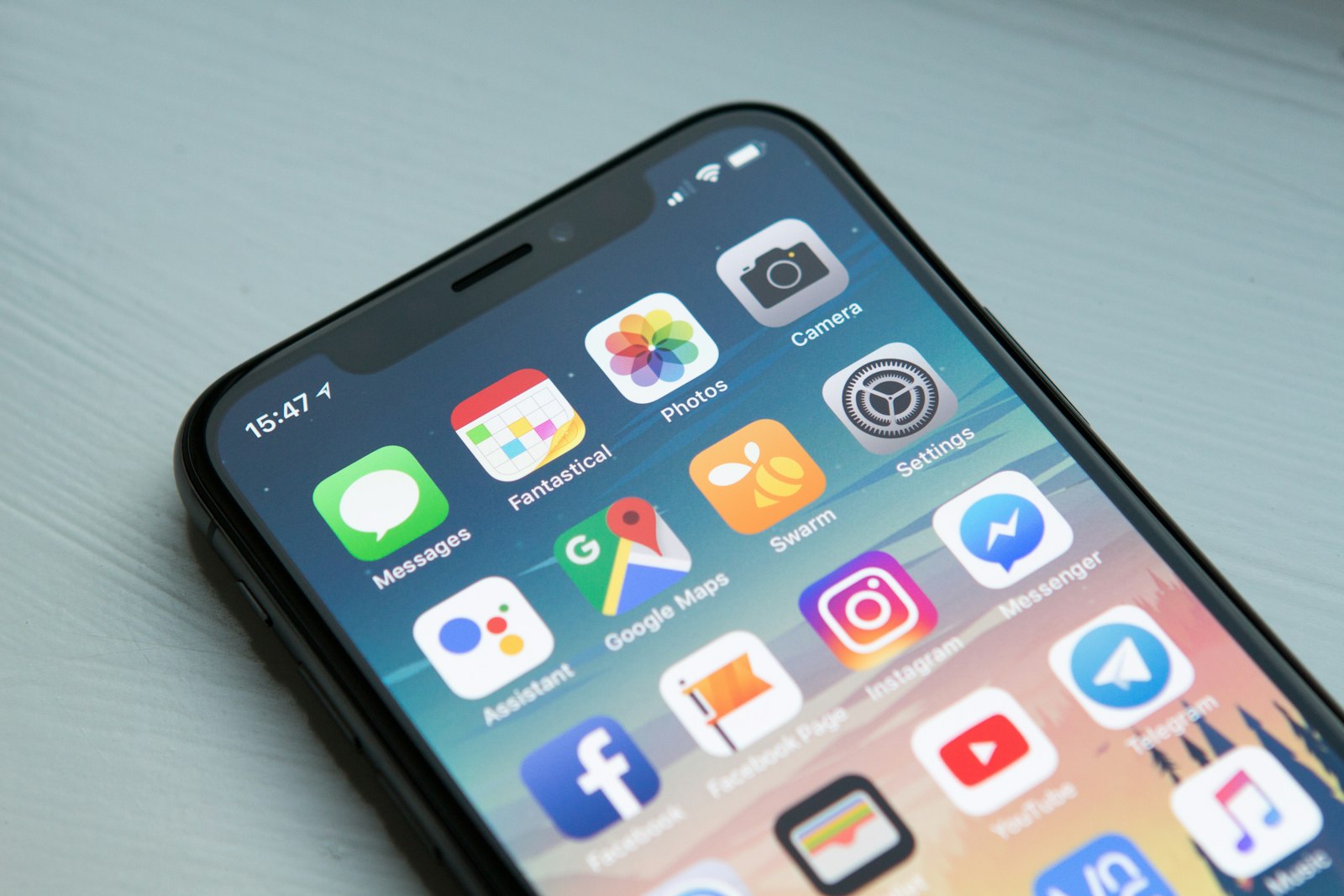 Smartphone used for mobile application development and user experience design